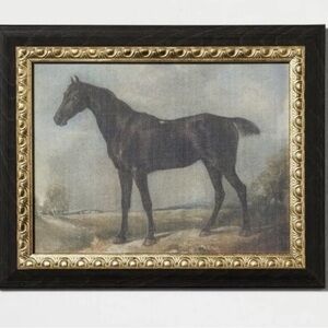 Studio McGee Stallion Canvas Wall Art Antique Gold